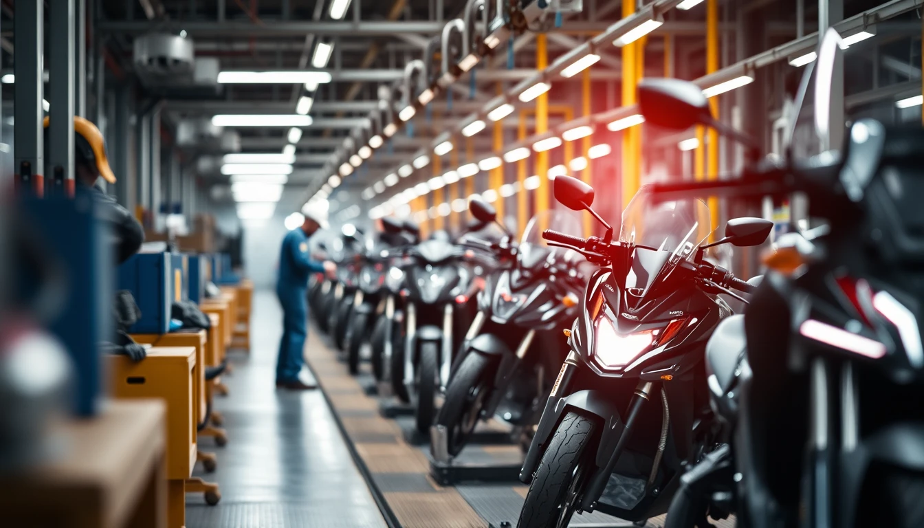 Produção de motos bate recorde histórico em julho, diz Abrac